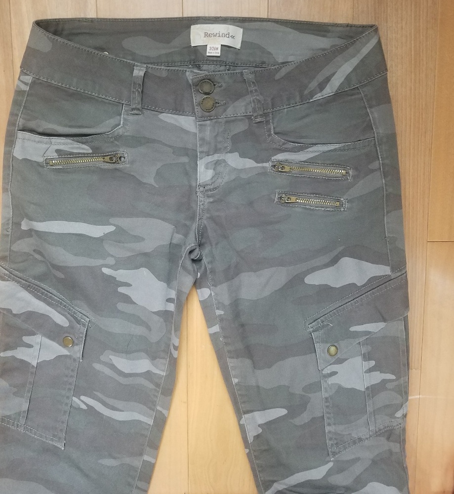Rewind skinny camo jeans